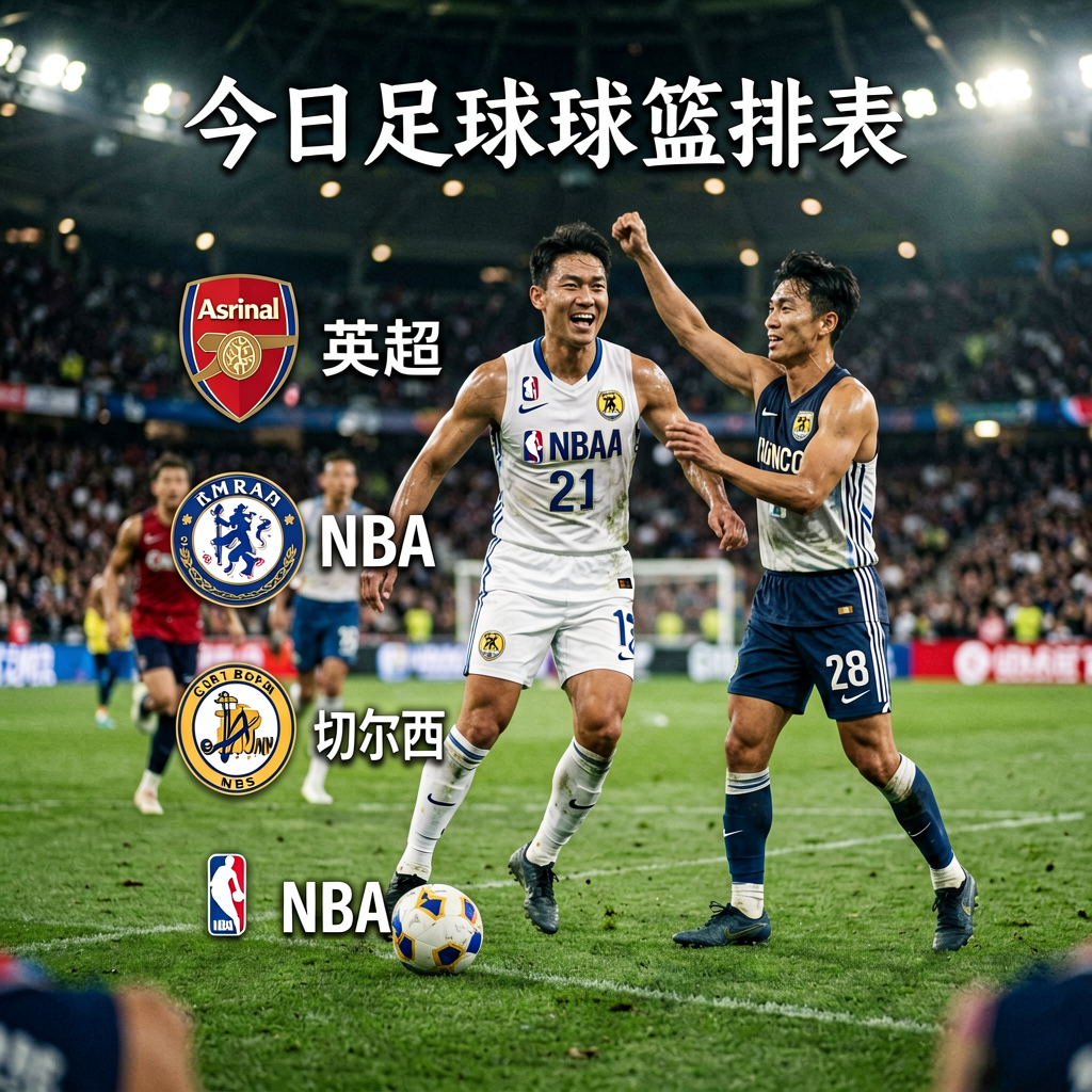 今日足球篮球赛程安排表
